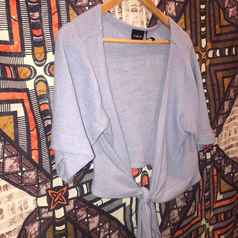Urban Outfitters low cut cross tie shirt